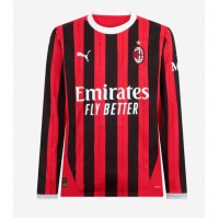 AC Milan Replica Home Shirt 2024-25 Long Sleeve